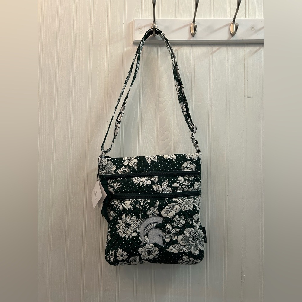 Vera Bradley Michigan State Triple Zip Hipster